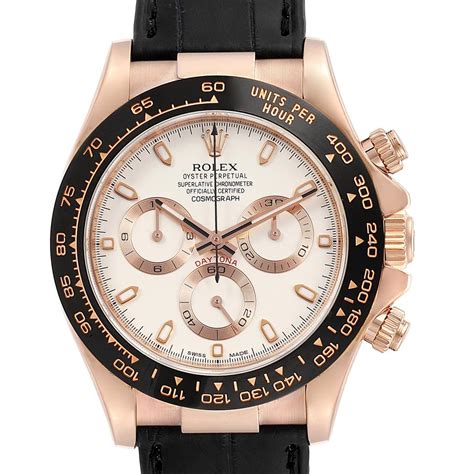 rolex daytona rose gold black ceramic|Rolex daytona value chart.